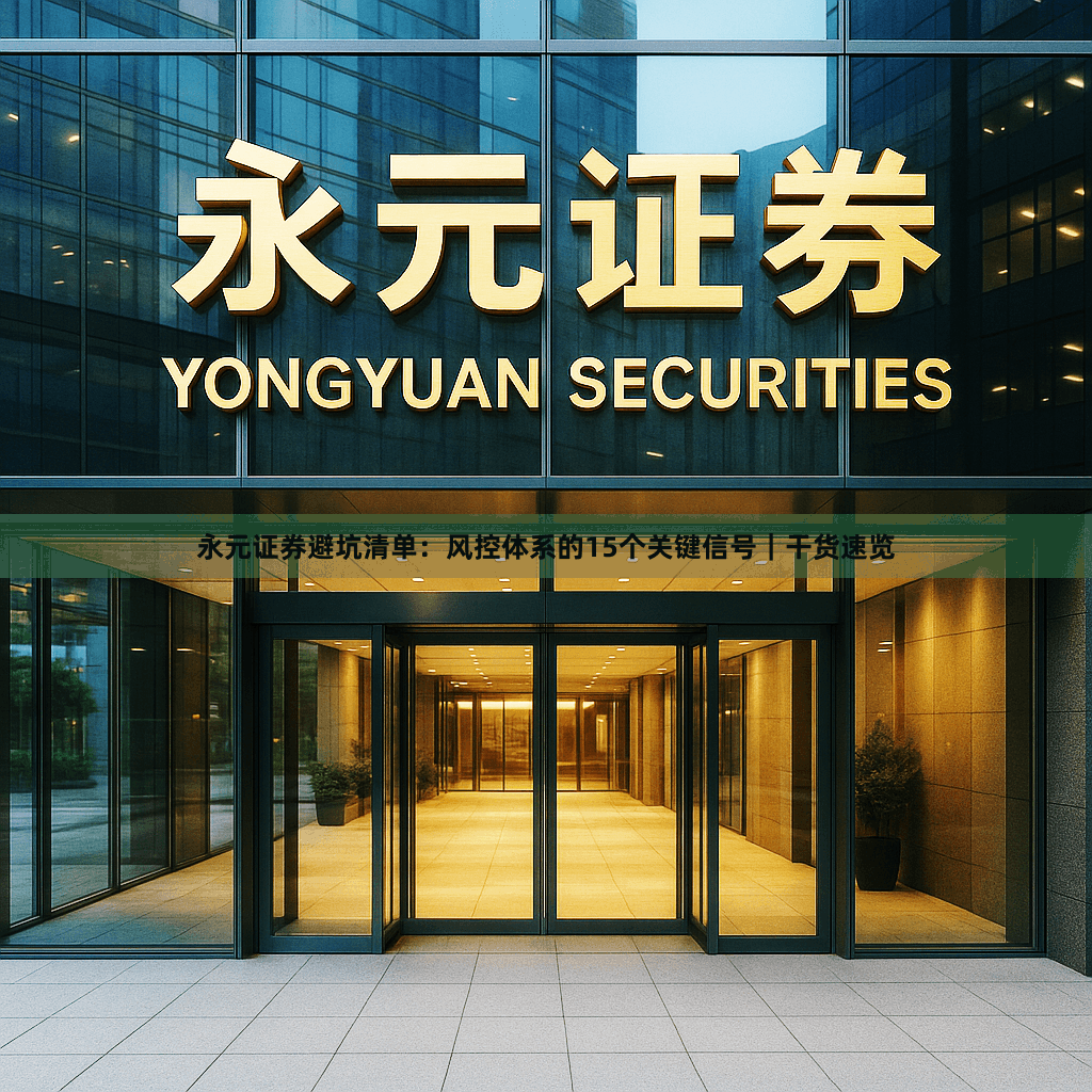 永元证券避坑清单：风控体系的15个关键信号｜干货速览