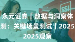 永元证券｜数据与洞察体验评测：关键场景测试｜2025观察