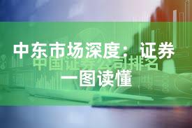 中东市场深度：证券 一图读懂