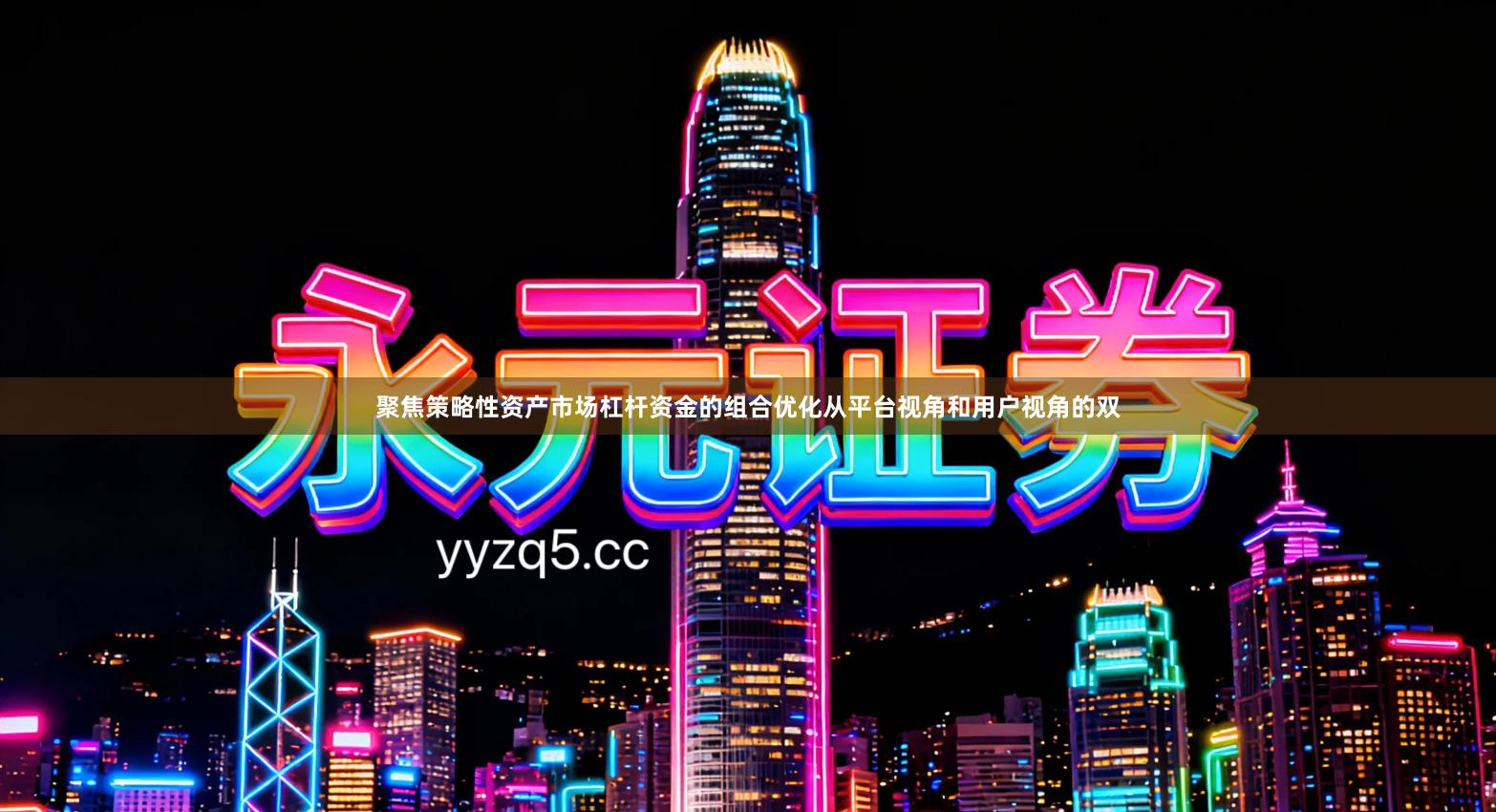 聚焦策略性资产市场杠杆资金的组合优化从平台视角和用户视角的双